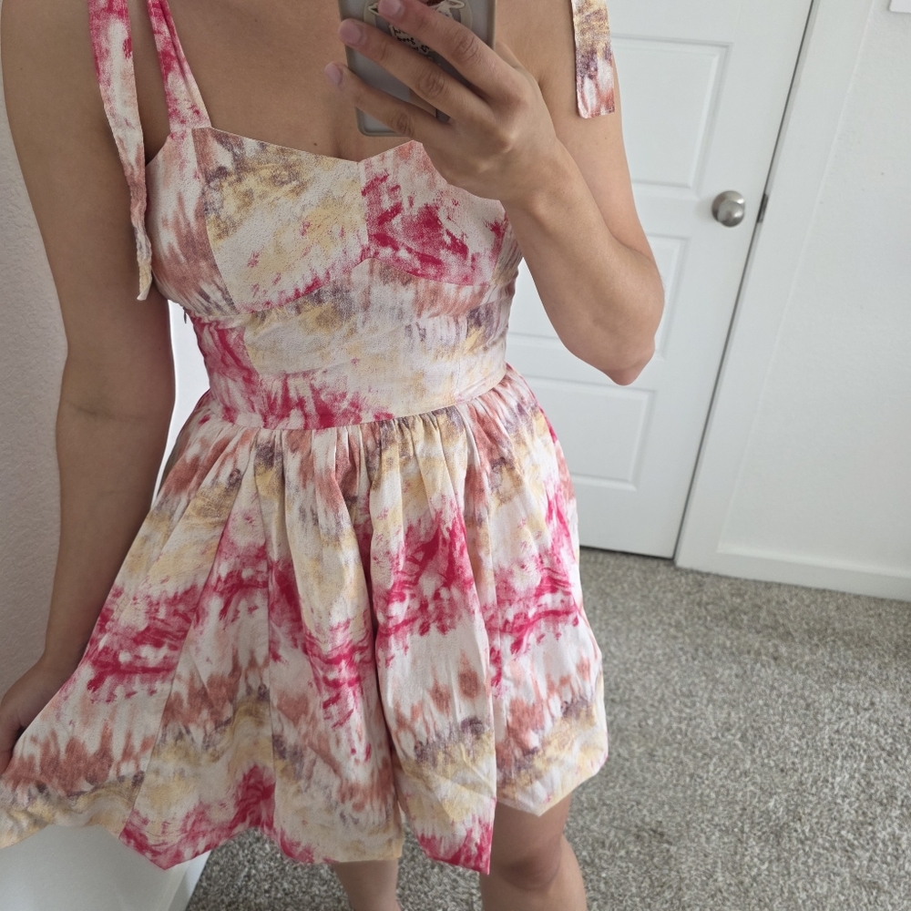 tie-dye crudo 100% Cotton Mini Dress from the brand Tennis (Colombia)